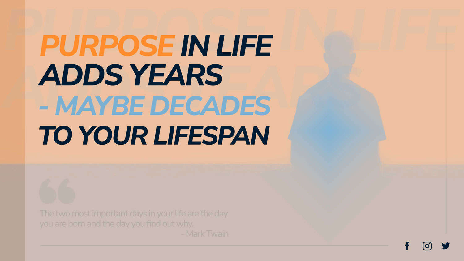 Purpose in Life Adds Years Maybe Decades To Your Lifespan